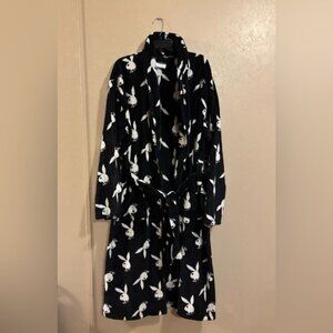 NWOT PLAYBOY Plush Robe OS